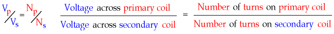 Transformer Equation